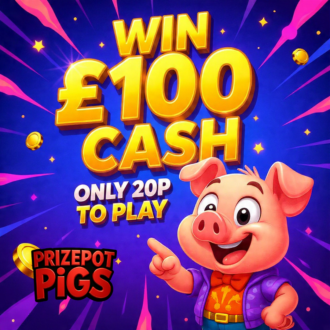 The PrizePigs Midweek £100 Cash